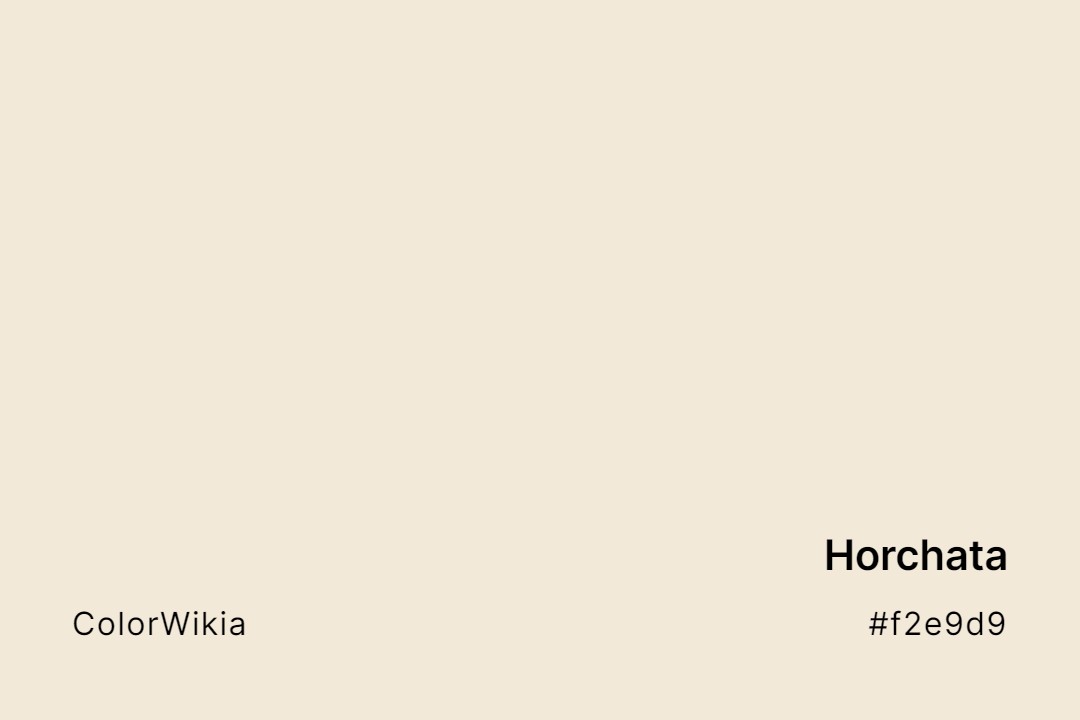 Horchata Color – #f2e9d9: Codes and Complete Breakdown