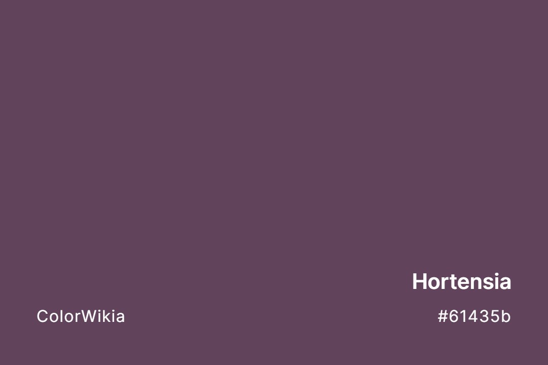 Hortensia Color – #61435b: Codes and Complete Breakdown