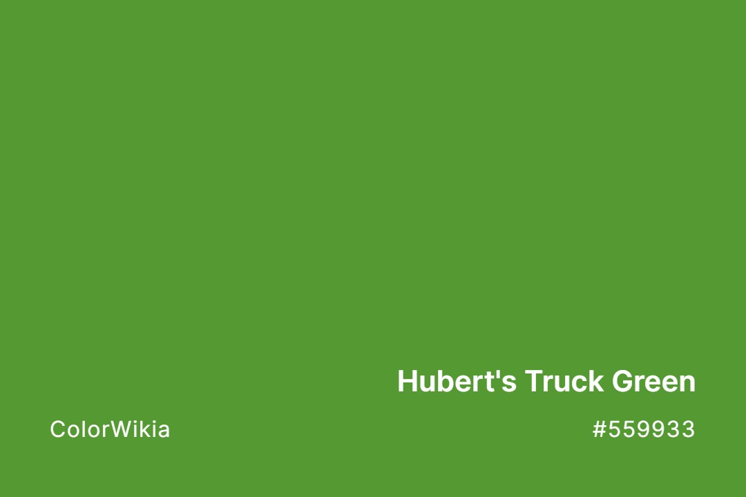 Hubert’s Truck Green Color – #559933: Codes and Complete Breakdown