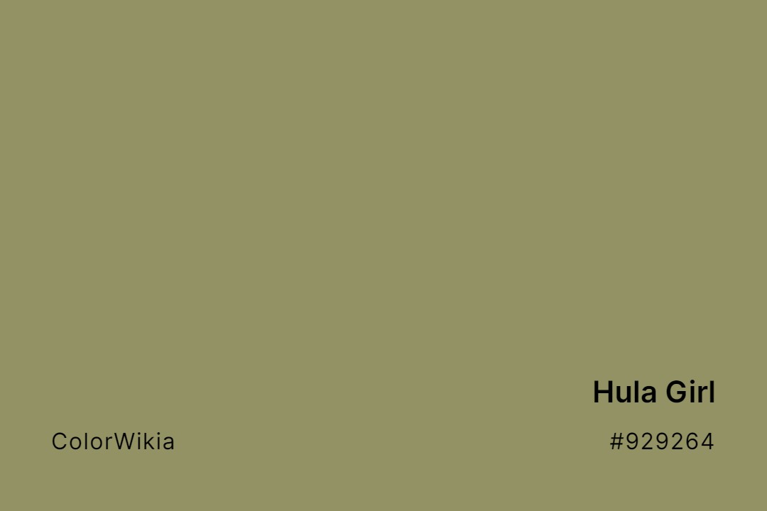 hula girl color 929264