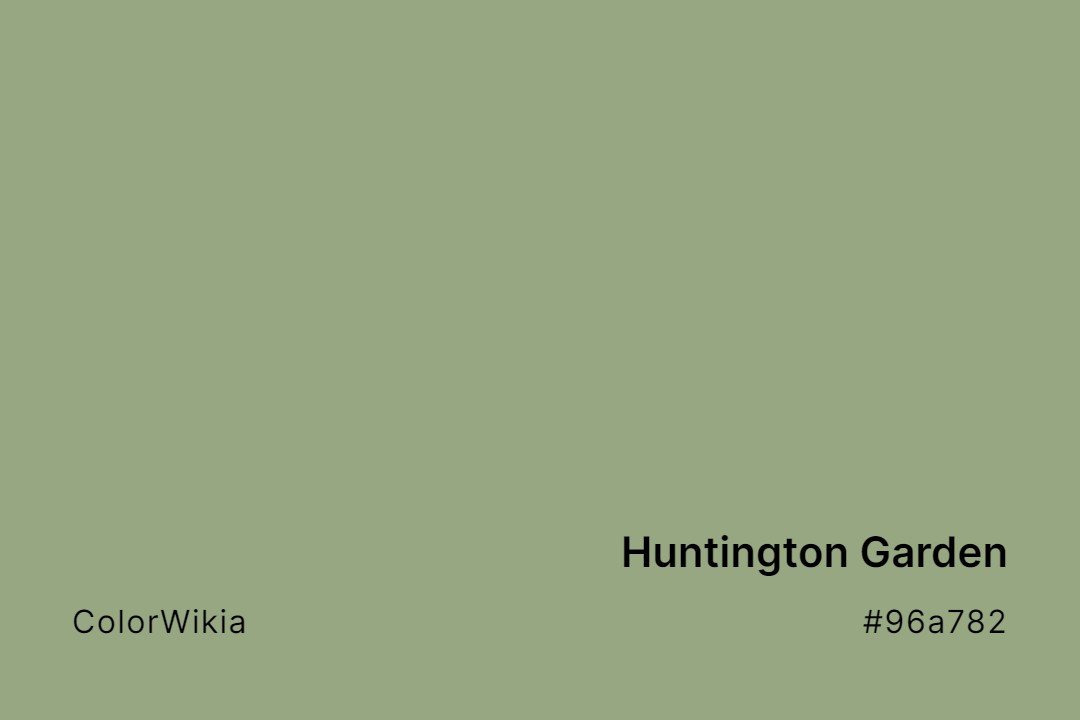 huntington garden color 96a782