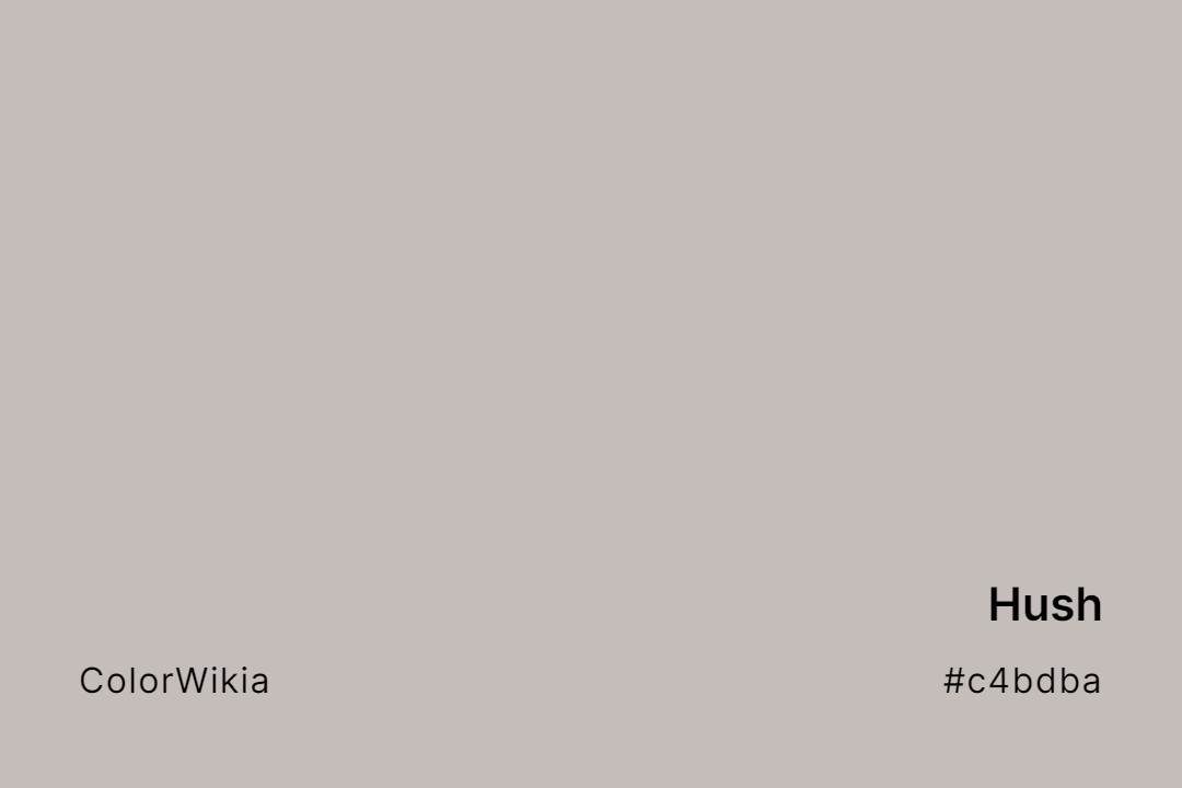 hush color c4bdba