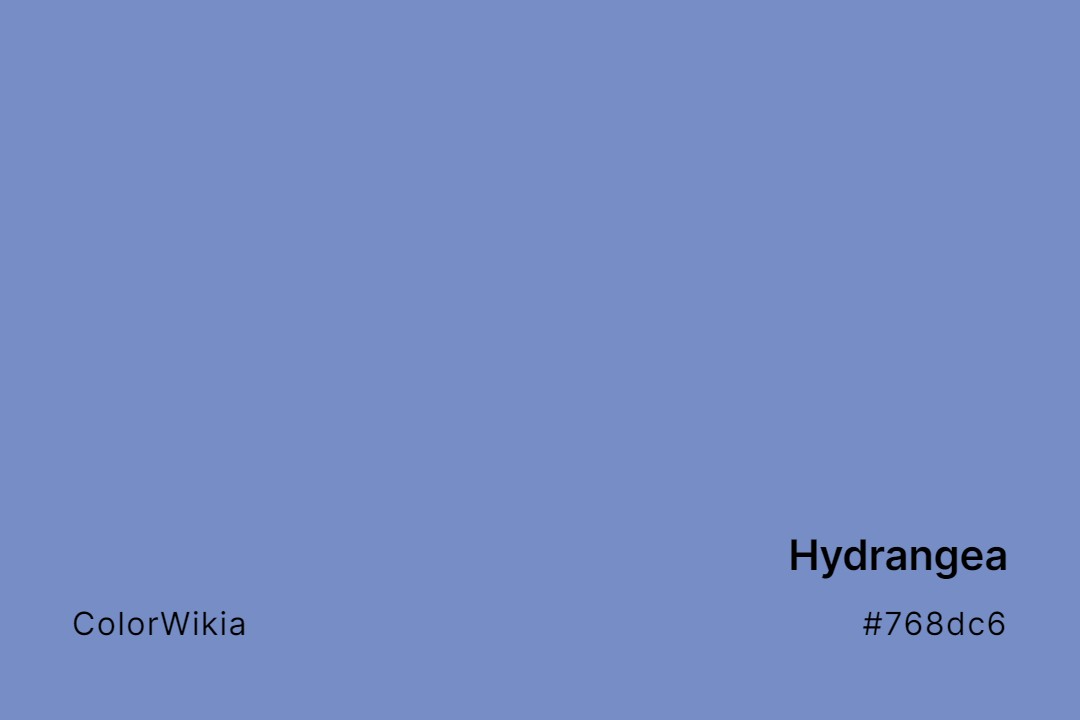 hydrangea color 768dc6