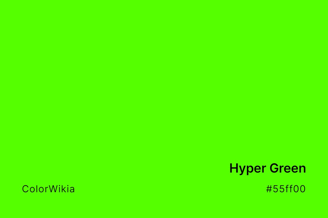 hyper green color 55ff00