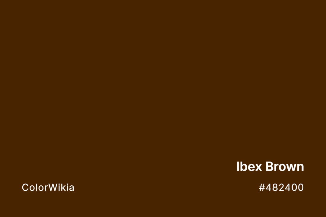 Ibex Brown Color – #482400: Codes and Complete Breakdown