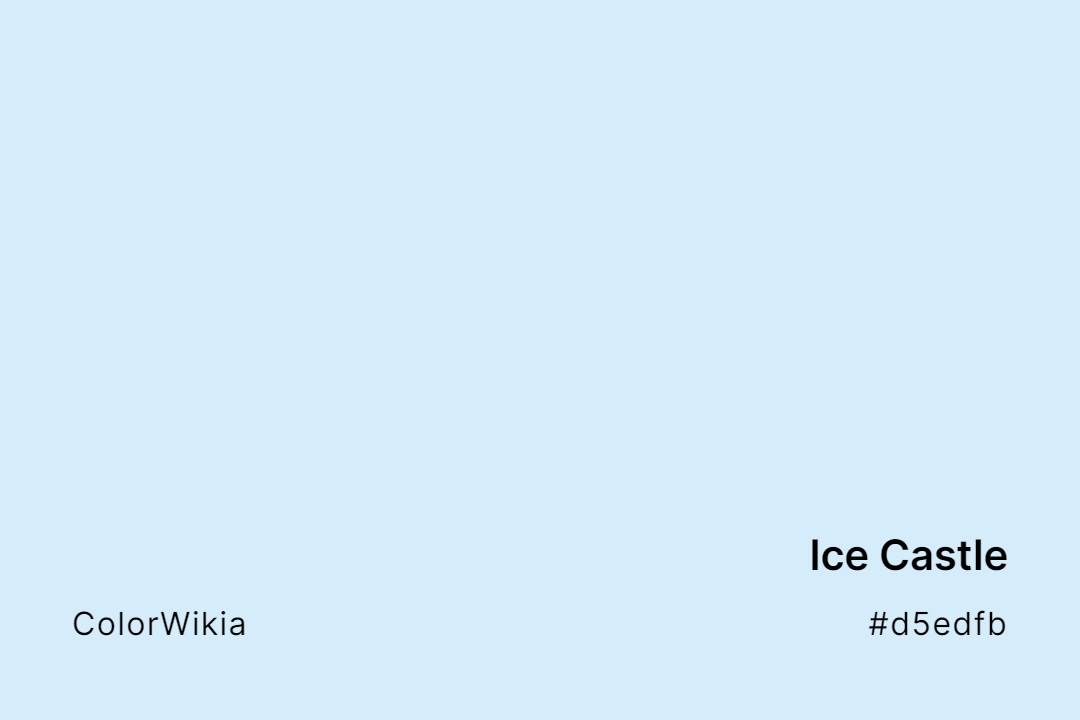 ice castle color d5edfb