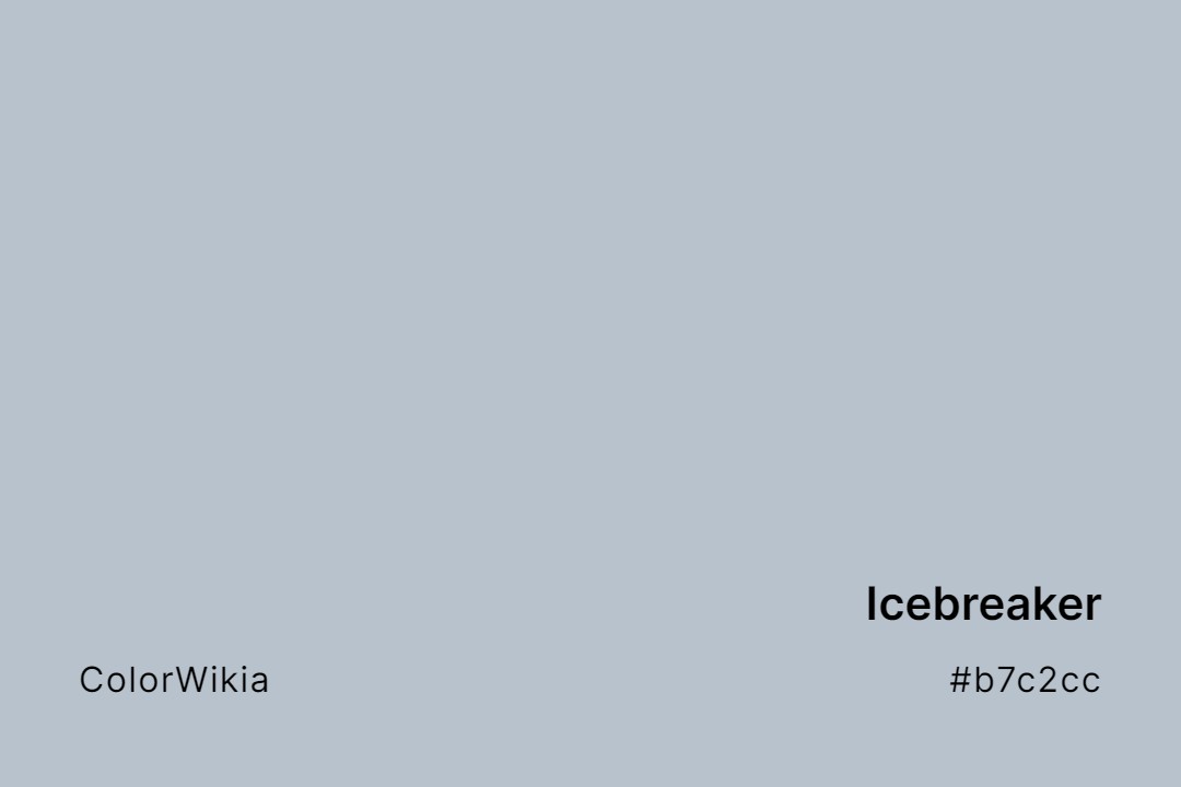 Icebreaker Color – #b7c2cc: Codes and Complete Breakdown
