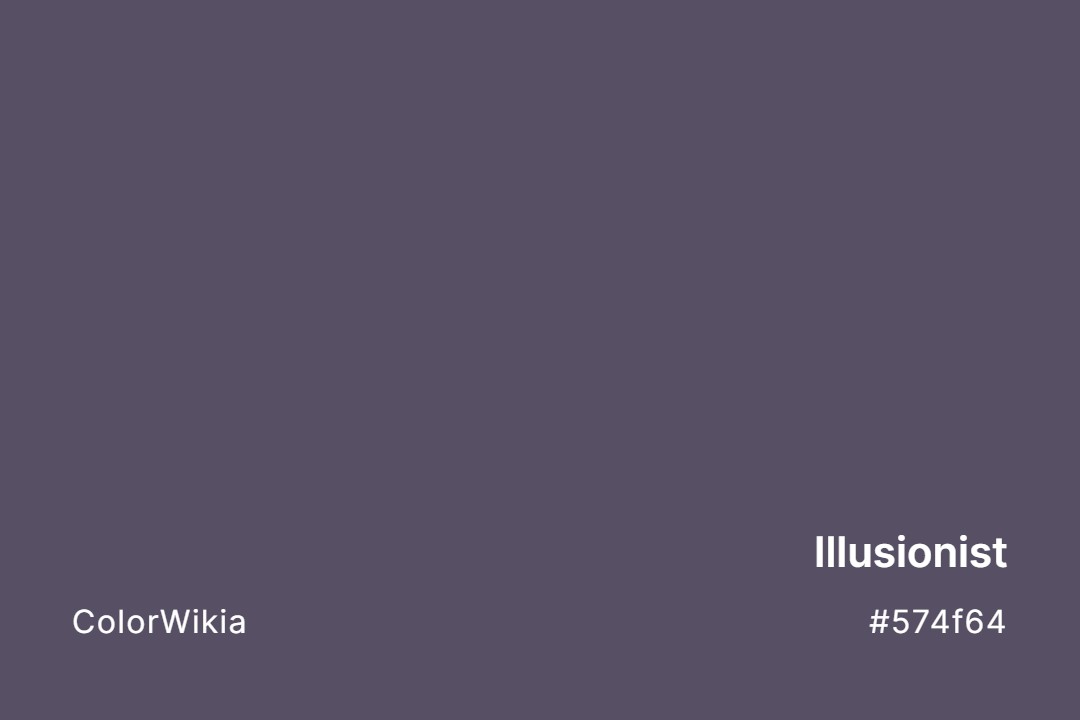 Illusionist Color – #574f64: Codes and Complete Breakdown