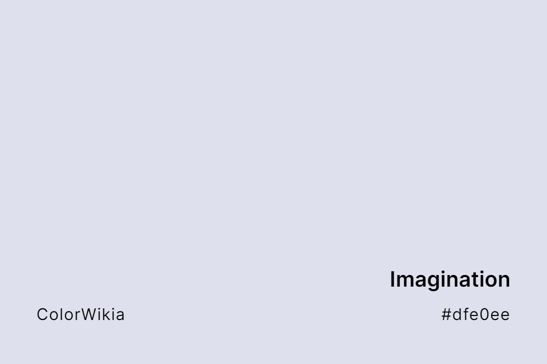 Imagination Color – #dfe0ee: Codes and Complete Breakdown