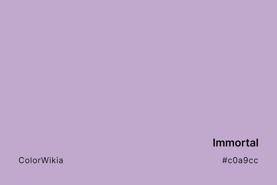 Immortal Color – #c0a9cc: Codes and Complete Breakdown