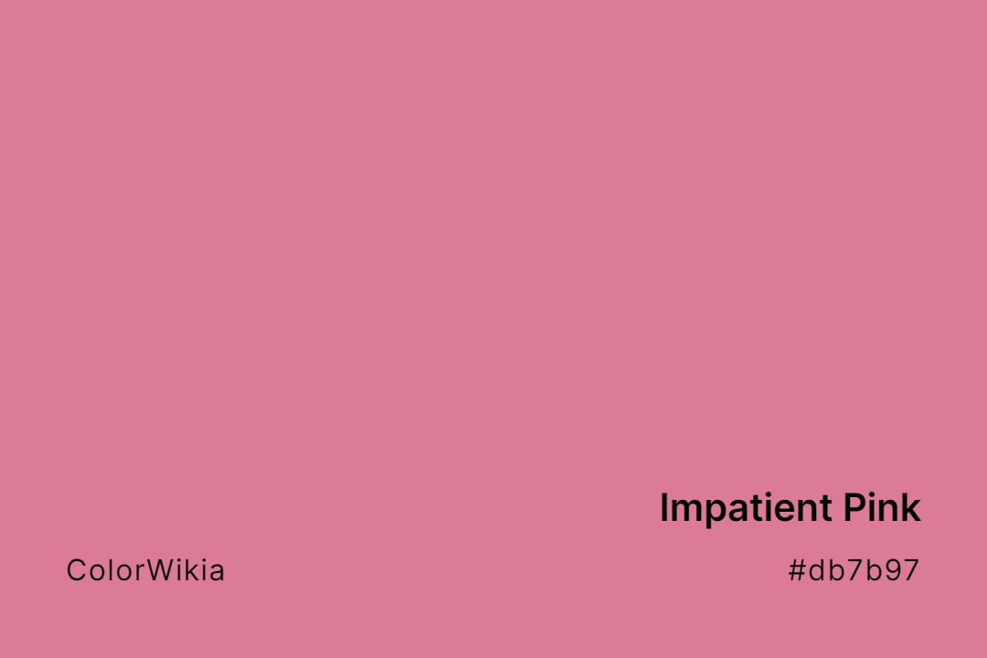 Impatient Pink Color – #db7b97: Codes and Complete Breakdown