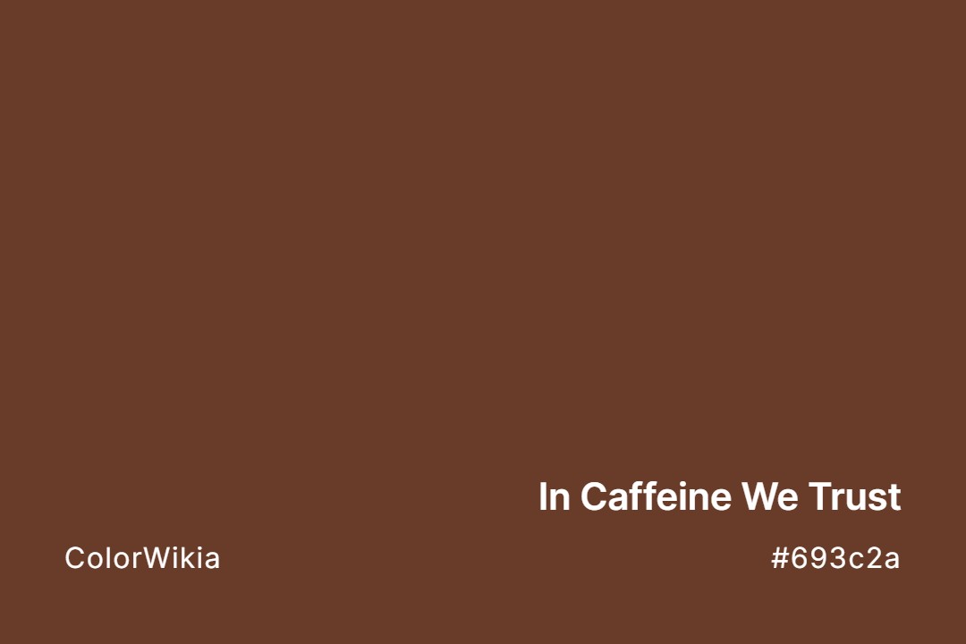 In Caffeine We Trust Color – #693c2a: Codes and Complete Breakdown