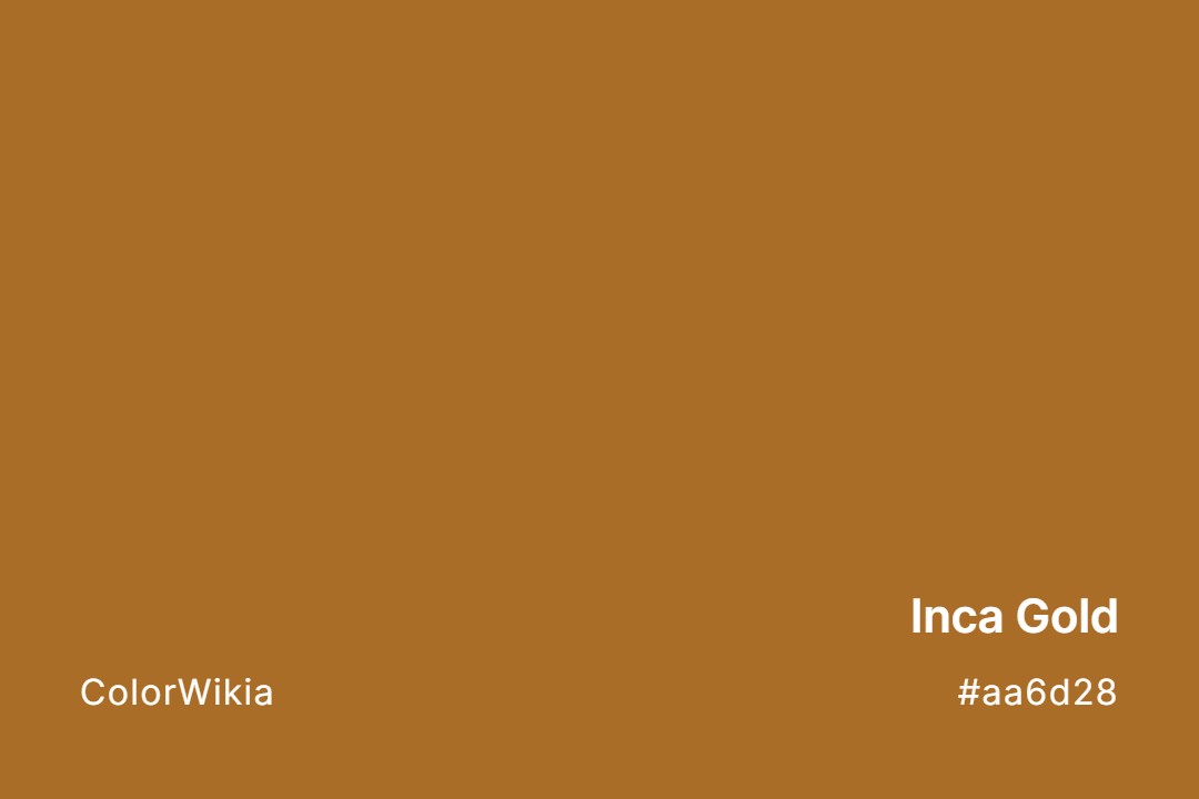 inca gold color aa6d28