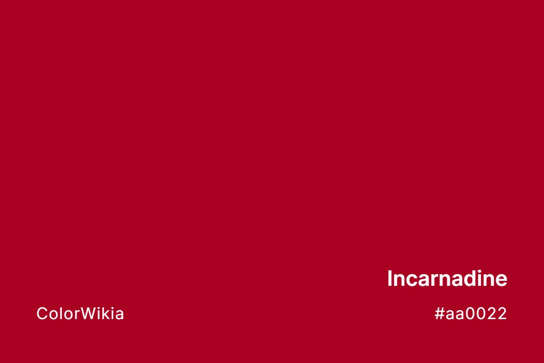 Incarnadine Color – #aa0022: Codes and Complete Breakdown