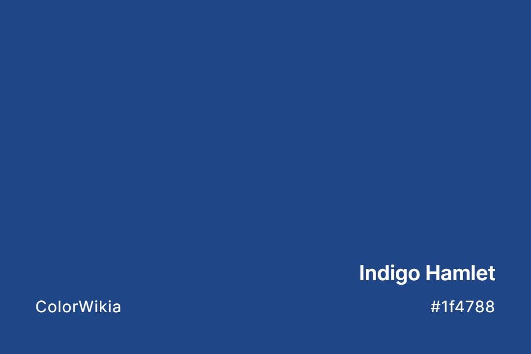 indigo hamlet color 1f4788