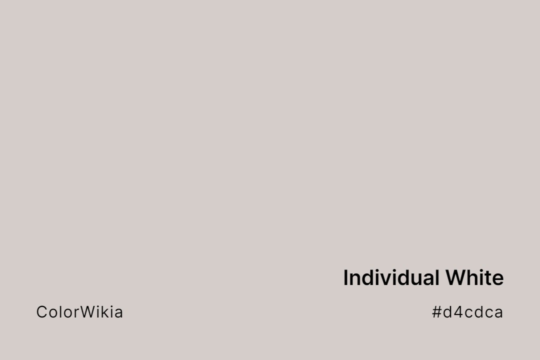 Individual White Color – #d4cdca: Codes and Complete Breakdown