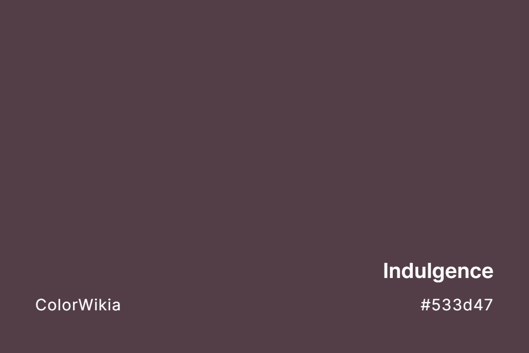 Indulgence Color – #533d47: Codes and Complete Breakdown