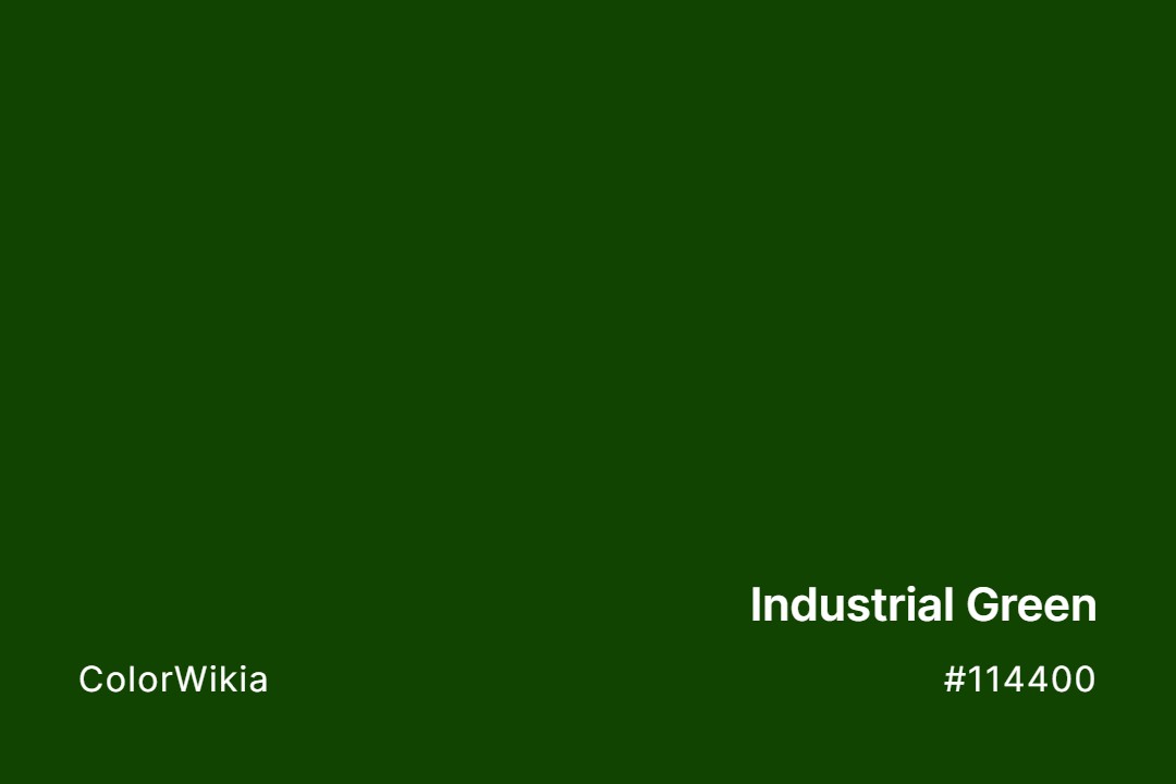 industrial green color 114400