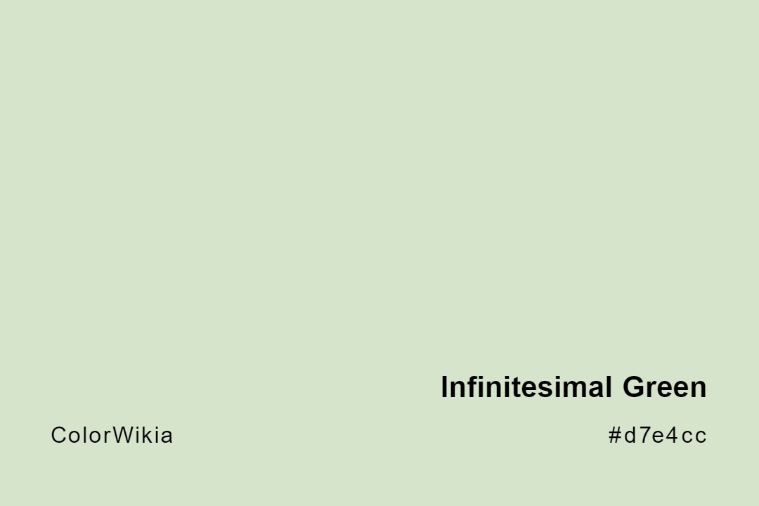 Infinitesimal Green Color – #d7e4cc: Codes and Complete Breakdown