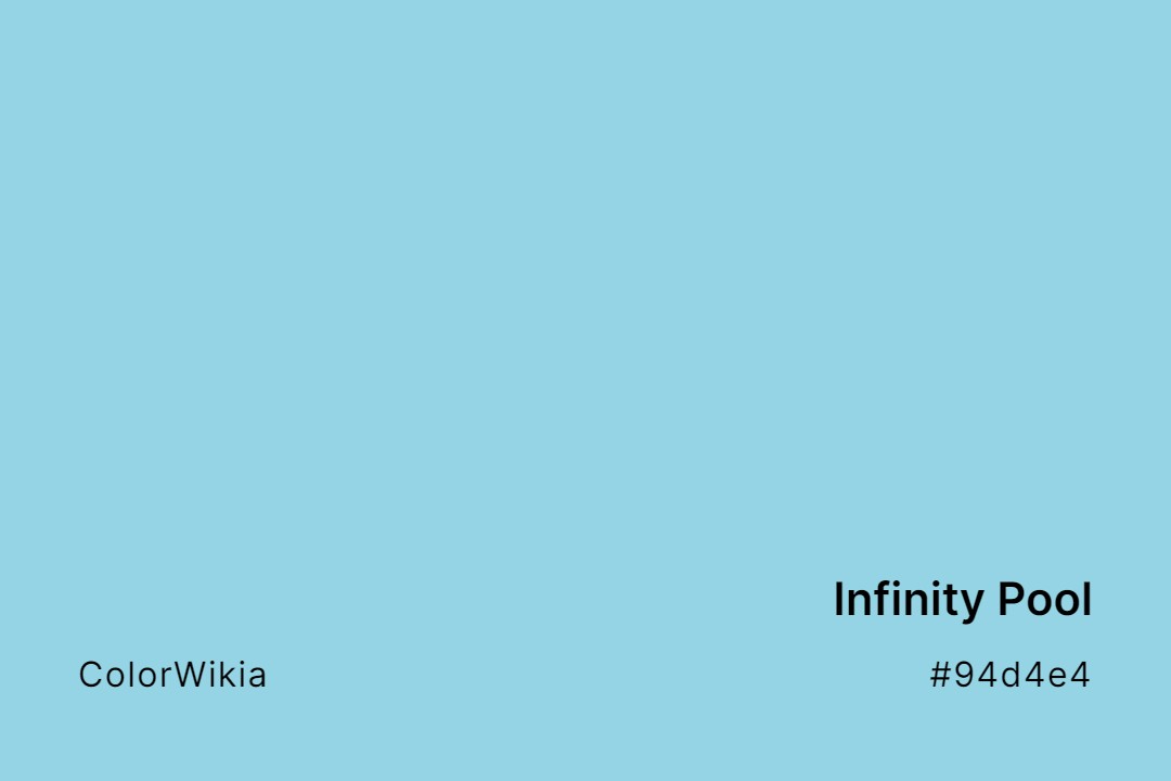 infinity pool color 94d4e4
