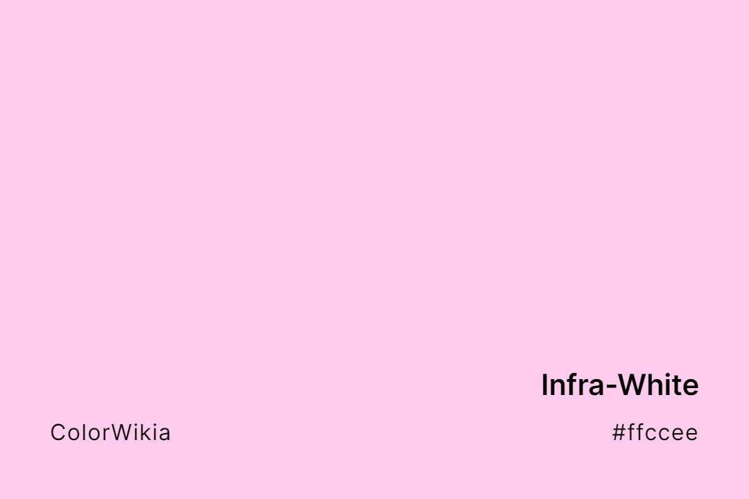 Infra-White Color – #ffccee: Codes and Complete Breakdown