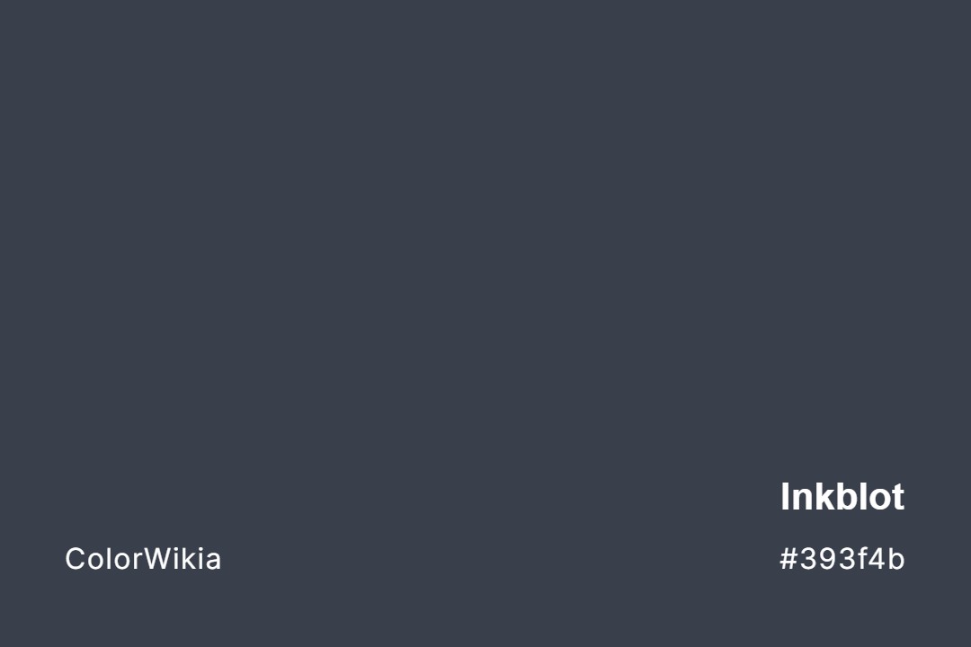 Inkblot Color – #393f4b: Codes and Complete Breakdown