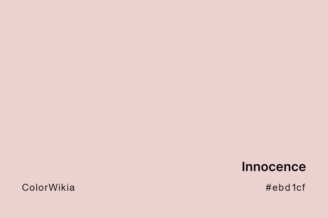Innocence Color – #ebd1cf: Codes and Complete Breakdown