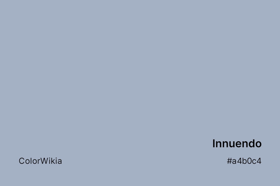 Innuendo Color – #a4b0c4: Codes and Complete Breakdown