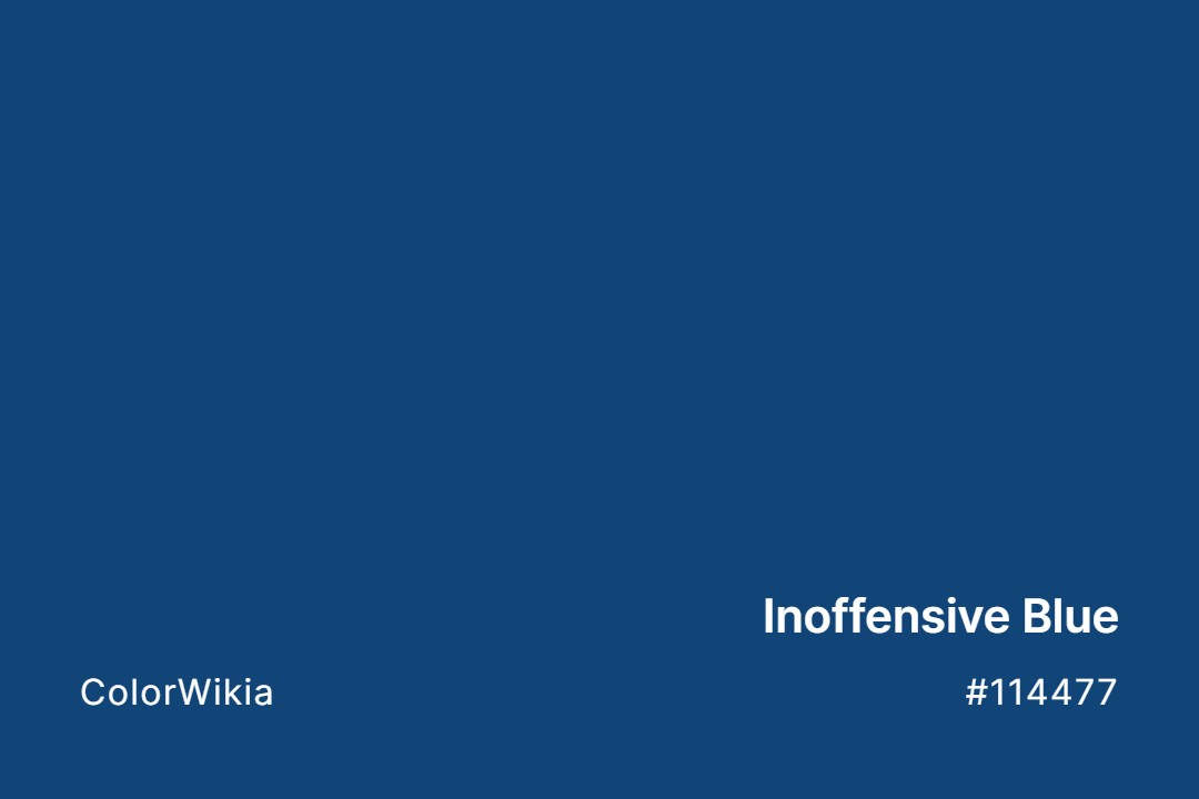 Inoffensive Blue Color – #114477: Codes and Complete Breakdown