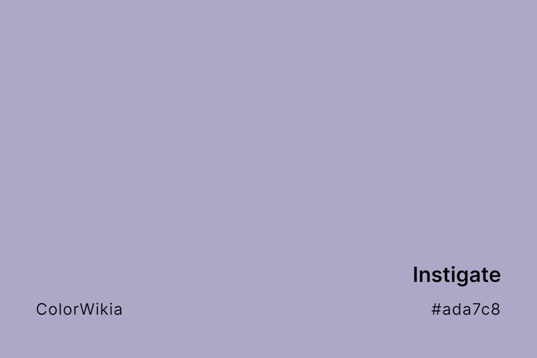 Instigate Color – #ada7c8: Codes and Complete Breakdown