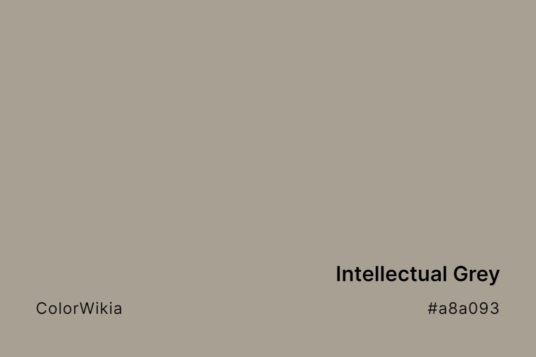 Intellectual Grey Color – #a8a093: Codes and Complete Breakdown