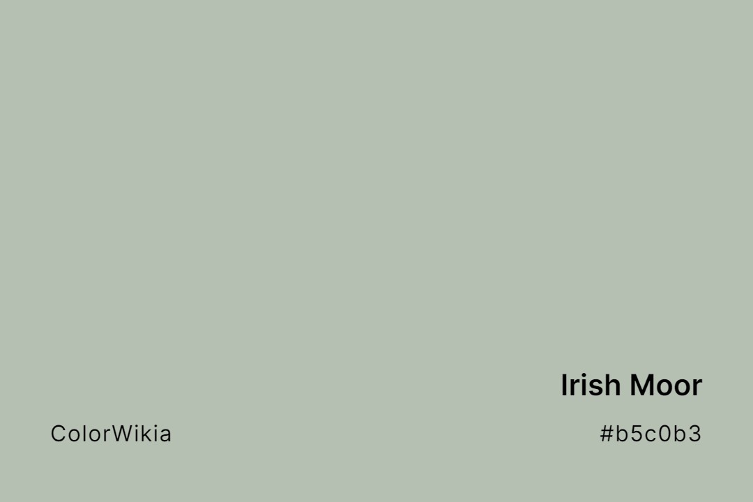 irish moor color b5c0b3