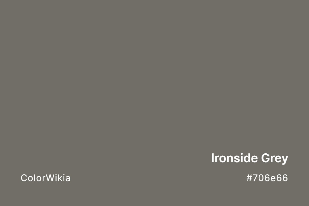 Ironside Grey Color – #706e66: Codes and Complete Breakdown