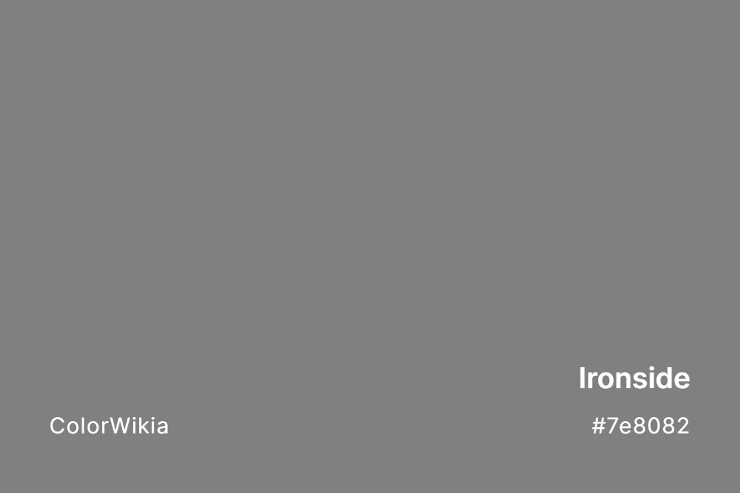 Ironside Color – #7e8082: Codes and Complete Breakdown