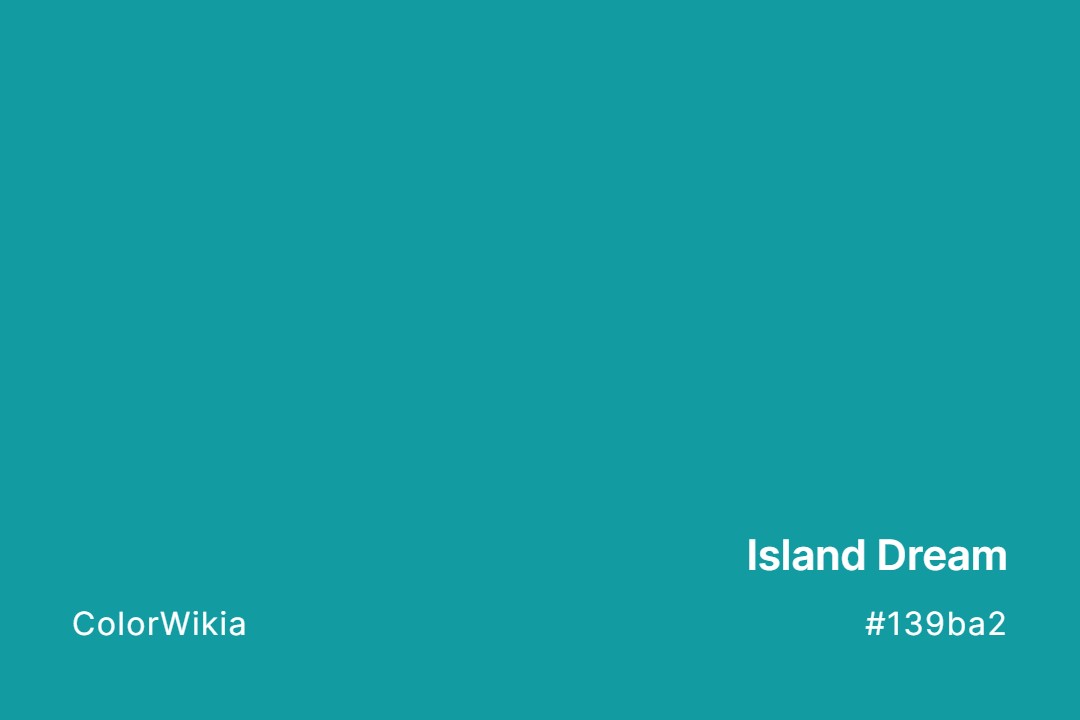 island dream color 139ba2