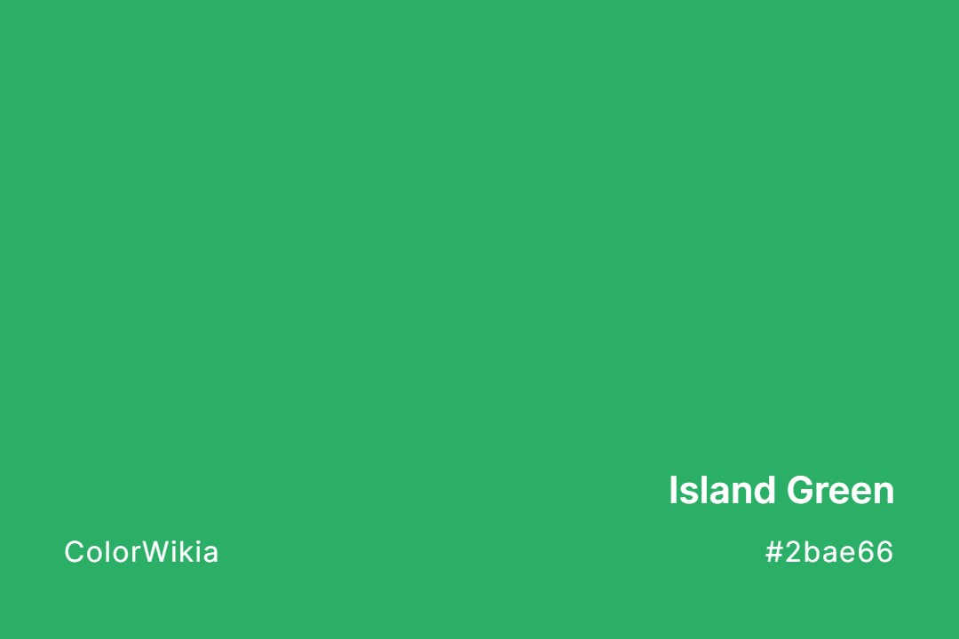 island green color 2bae66