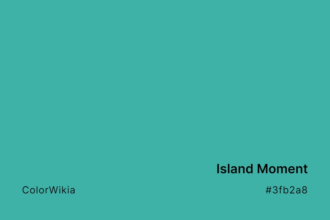 island moment color 3fb2a8