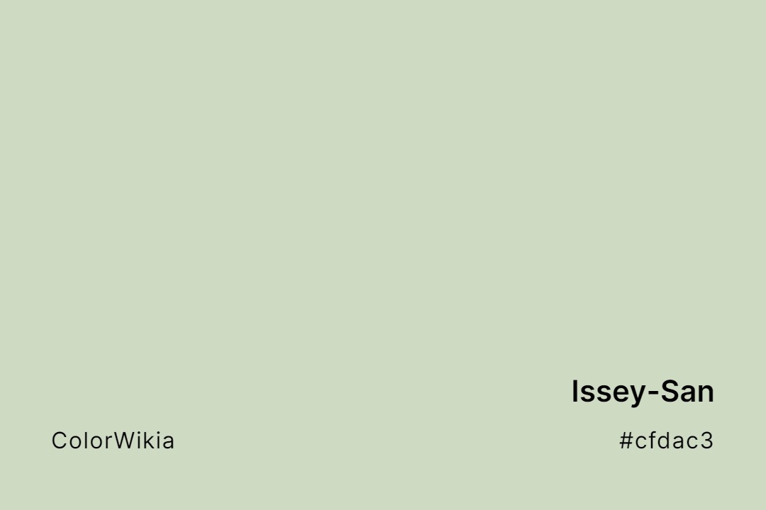 Issey-San Color – #cfdac3: Codes and Complete Breakdown