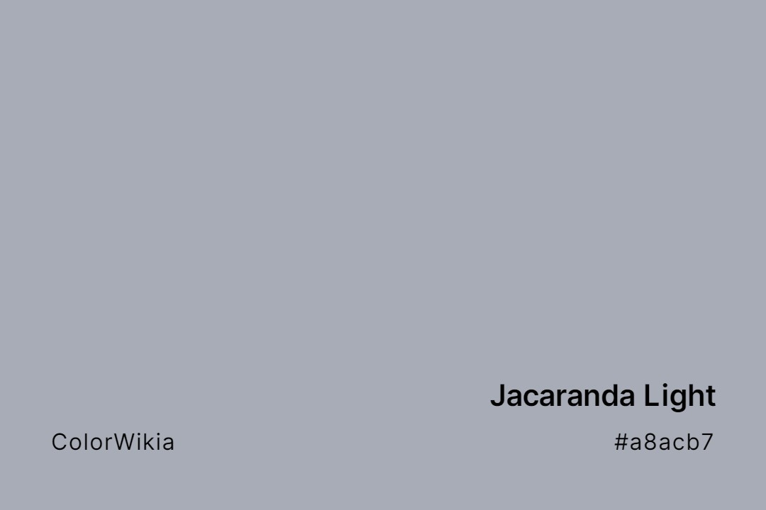 jacaranda light color a8acb7