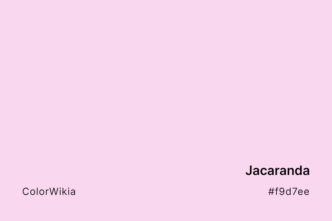 jacaranda color f9d7ee