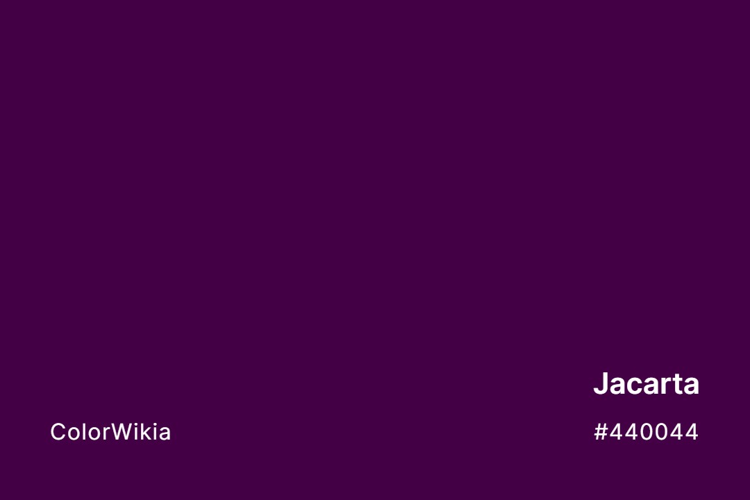 Jacarta Color – #440044: Codes and Complete Breakdown