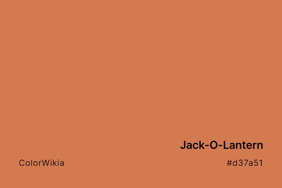 Jack-O-Lantern Color – #d37a51: Codes and Complete Breakdown