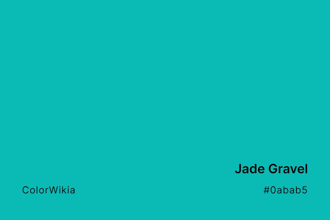 jade gravel color 0abab5
