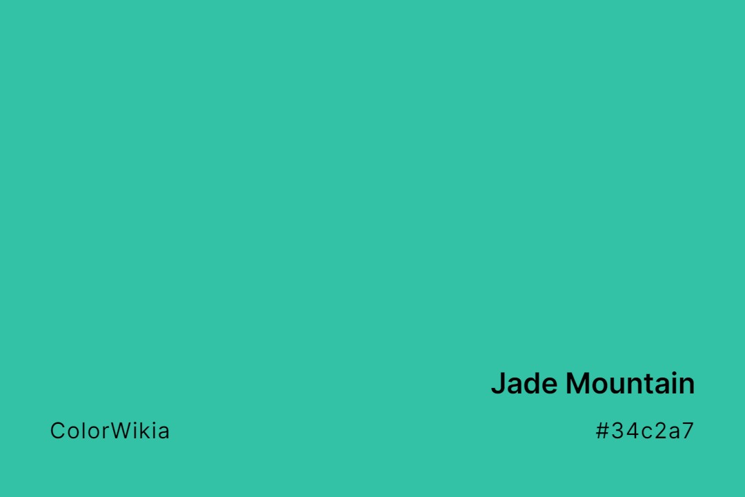 jade mountain color 34c2a7