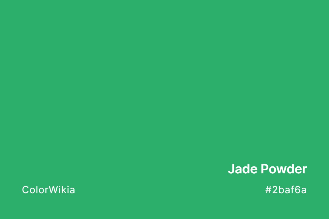 jade powder color 2baf6a