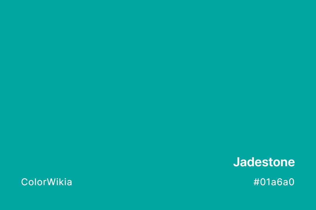 Jadestone Color – #01a6a0: Codes and Complete Breakdown