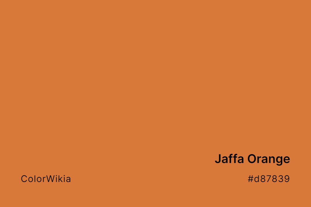 Jaffa Orange Color – #d87839: Codes and Complete Breakdown