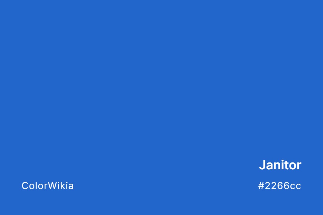 Janitor Color – #2266cc: Codes and Complete Breakdown