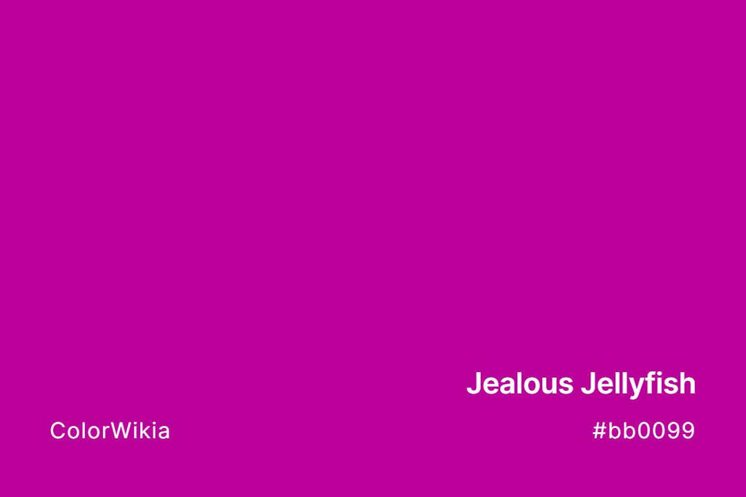 jealous jellyfish color bb0099