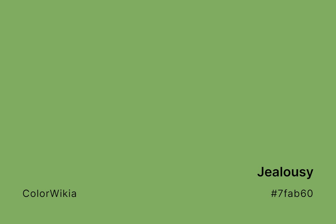 Jealousy Color – #7fab60: Codes and Complete Breakdown